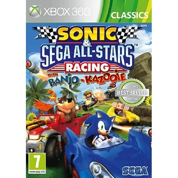 Sega Sonic and Sega All Stars Racing With Banjo Kazooie Classics Xbox 360 Game